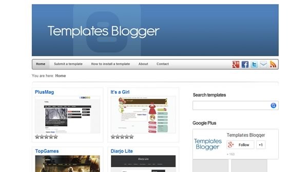 plantillas blogger para descargar gratis - templates blogger