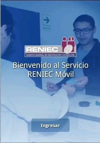 App RENIEC Móvil para Smartphones y Tablets Android